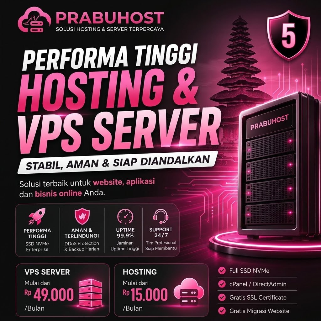 Poster Promo PRABUHOST